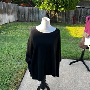 Eileen Fisher Classic Black Knit Top Size S